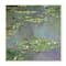 Stupell Industries Close up Water Lily Pond Traditional Painting,12" x 12"